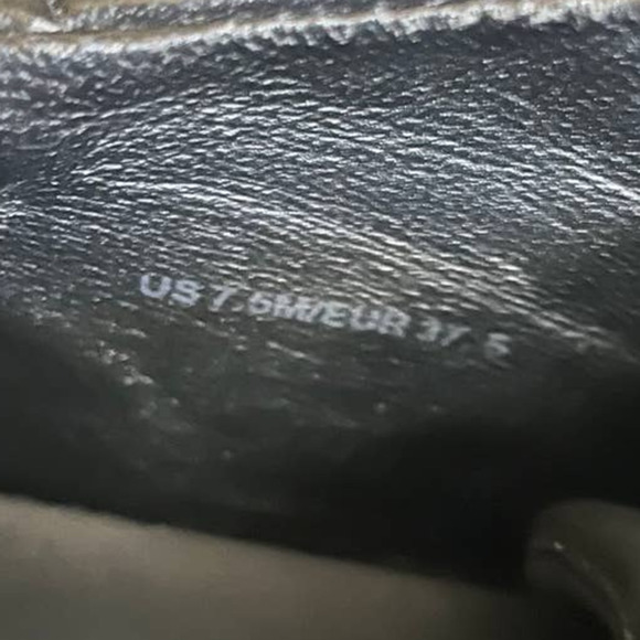 Vince Womens Leather Cantara Slip-On Sneaker Elastic Gore Round Toe Size 7 Black - Picture 11 of 12